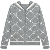 erdosKIDS Ordos childrens clothing childrens cartoon lively and cute cashmere knitted cardigan