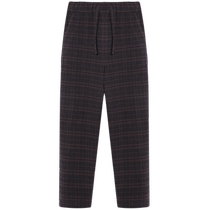 Ordos childrens clothing 2024 autumn and winter new boys basic comfortable versatile plaid casual pants