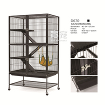 Ferret ultra-luxurious cage double-drawer chassis oversized space earlster squirrel-squirrel ferret cage