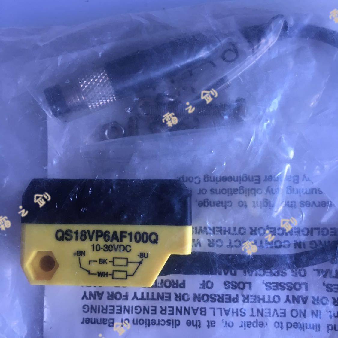 New original BANNER Bangna photoelectric switch photoelectric sensor QS18VP6AF100Q spot supply