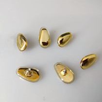 Silicone accessories Glasses nose pad Glasses frame myopia non-slip inner gold silver plastic core Outer silicone nose pad optional