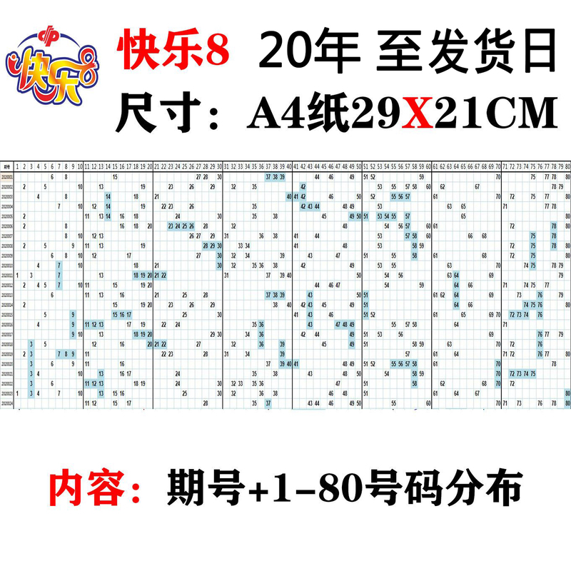 Complete Record of Historical Winning Numbers for the China Welfare Lottery Happy 8, Chart of Trends, Handwritten Record Book, Updated Lottery Results Table Complete Record of Historical Winning Numbers for the China Welfare Lottery Happy 8, Chart of Trends, Handwritten Record Book, Updated Lottery Results Table