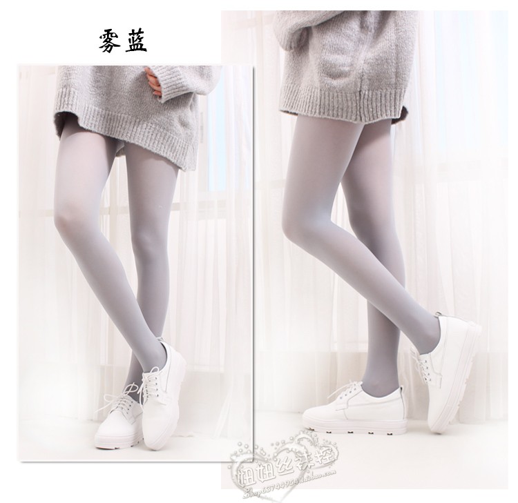 Stockings mỏng pantyhose 60d ánh sáng da màu xám mùa xuân và mùa thu mỏng matte chống móc lụa màu xà cạp nữ