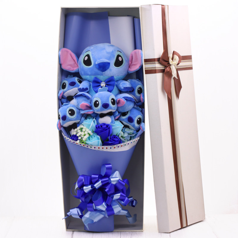 Cartoon Paparazzi Bouquet Doll Model Plush Doll Shi Dizai Birthday Gifts Send Girl Students Graduation Photos