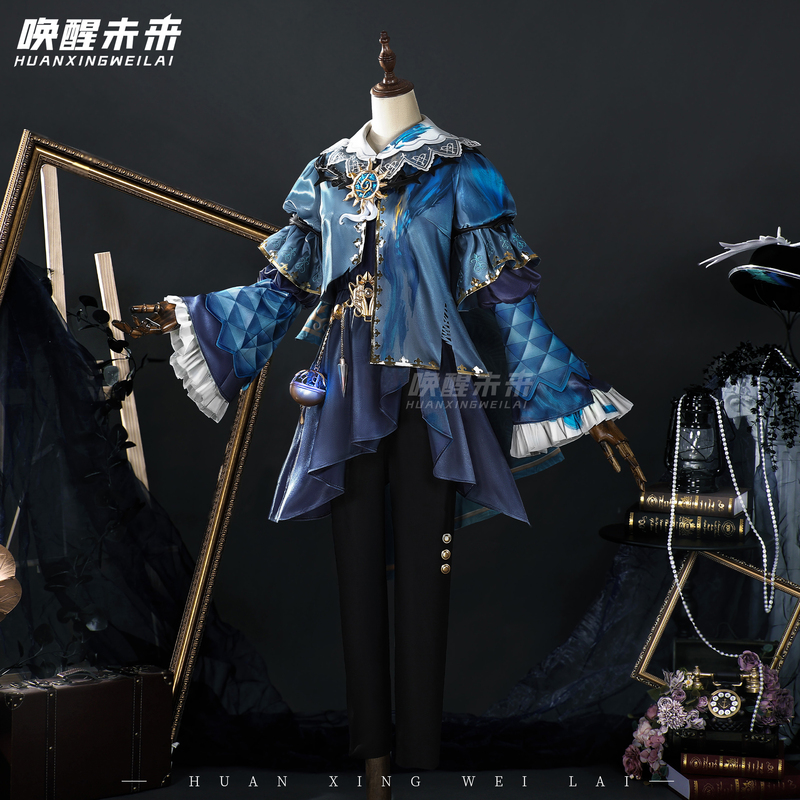 Awakening the Future Identity V Cosplay Costume Painter Dark Blue Dark Side Cosplay Game Anime Clothing