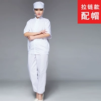 Модель с застежкой-молнией W001 белого цвета