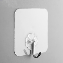 Hook Wall transparent strong adhesive hook load bearing rack bathroom adsorption non-perforated simple kitchen storage hook