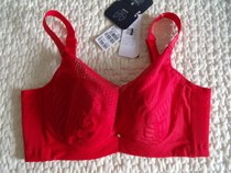 Oviseri 221066 small full cup size adjustable soft steel ring bra bra underwear glossy CDE