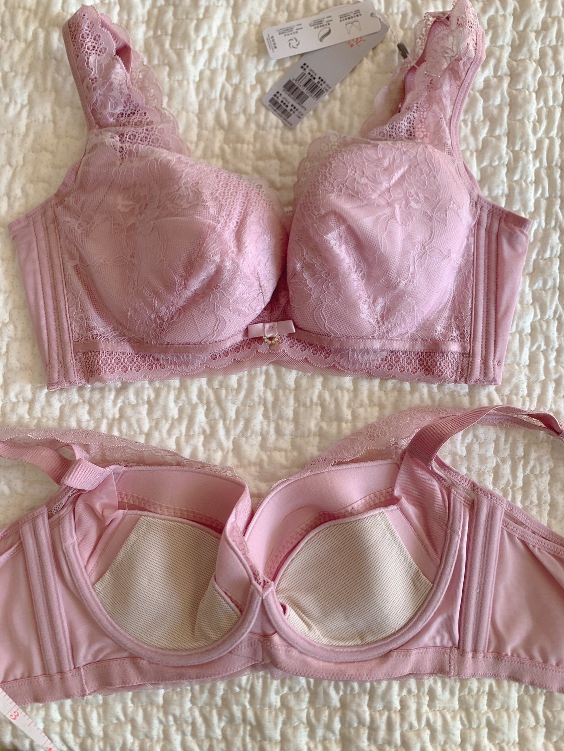 Broken Yard Clearance Clear Cabin Large Code Bra Full Cups Underwear Ovisi 27019 Adjusted type 75-90DEF-Taobao