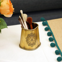 India imported European-style simple retro brass hand brush brush brush brush brush brush brush brush brush toilet