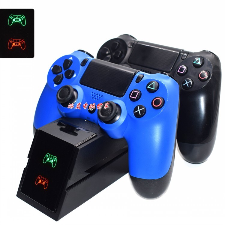 PS4 Slim Pro handle dual charge USB charger fast charging speed LED indicator PS4Pro handle dual charge