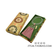 Japanese-made direct mail embroidery brocade Gold official Beed hand string rosary storage box