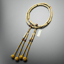 Japan direct mail old shop hand made by Star Moon Bodhi 108 Tiger Eye Stone Beed hand string Kyoto rosary