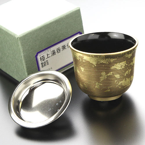 Japan directly sends handmade cloud brocade foil Buddha Hall for the Buddha's front water supply cup for the Buddha's cup water purification cup