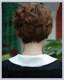 Middle-aged and elderly wigs, real hair, middle-aged women's short curly hair, mother's full headgear wig, short hair hairstyle, real hair