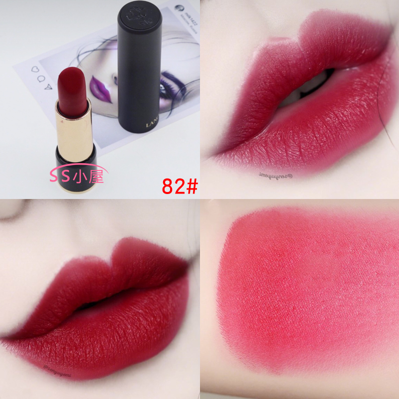 Lancôme Lancôme Pure Velvet Matte Lipstick 3,4g Matte Moisturing Lipstick 157 # 196 # 290 # - Son môi black rouge a02
