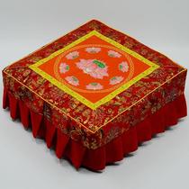 Zen mat meditation mat view F11493 tone kneeling worship pu mat lotus worship Buddha repair mat home hall Tibetan-style tuan lily Buddha temple
