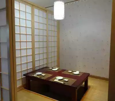 Pirate door track tatami sliding door barrier lattice door sliding door solid wood Japanese door Fosema Gate Tiandidai