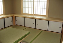 Japanese-style tatami door Sky bag small door moving door Fusima painted lattice Fusima track