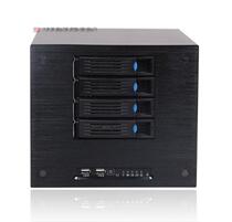 NAS Synology industrial control chassis aluminum alloy panel hot-swappable 4 hard disk storage network storage chassis enterprise storage