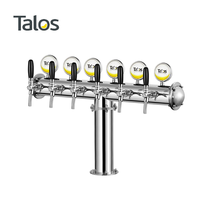 Talos Talos beer distribution equipment bar dining room high-end beer column large T-shaped 6-hole wine tower 1045605