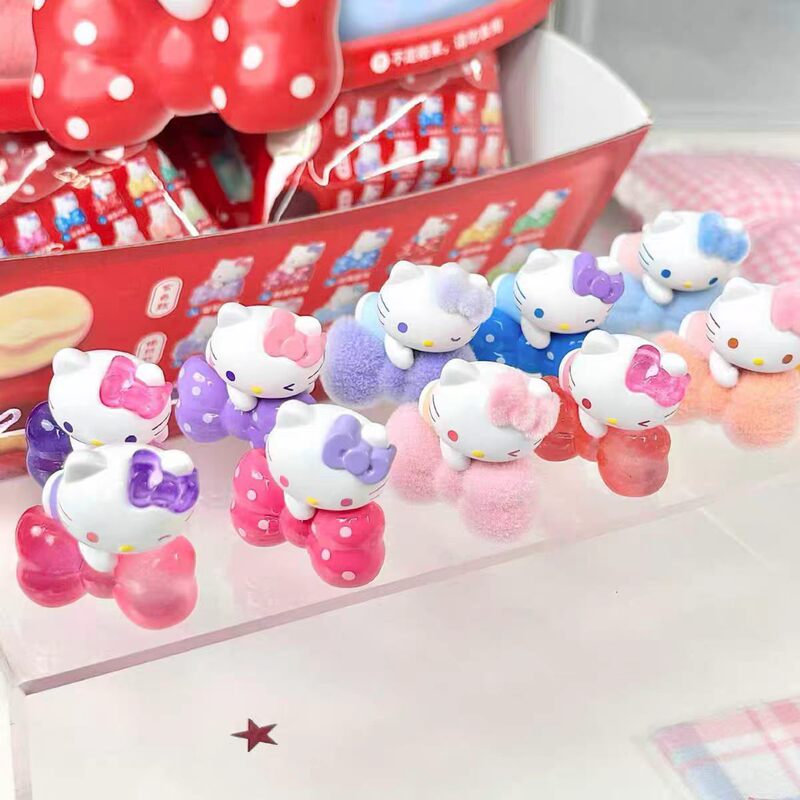 Authentic Hello Kitty Color Fantasy Series Cute Bean Blind Box Anime Peripheral Goods Authentic Hello Kitty Color Fantasy Series Cute Bean Blind Box Anime Peripheral Goods