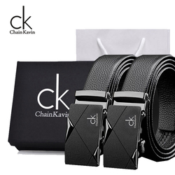 【官方出品】品质CK皮带男头层牛皮