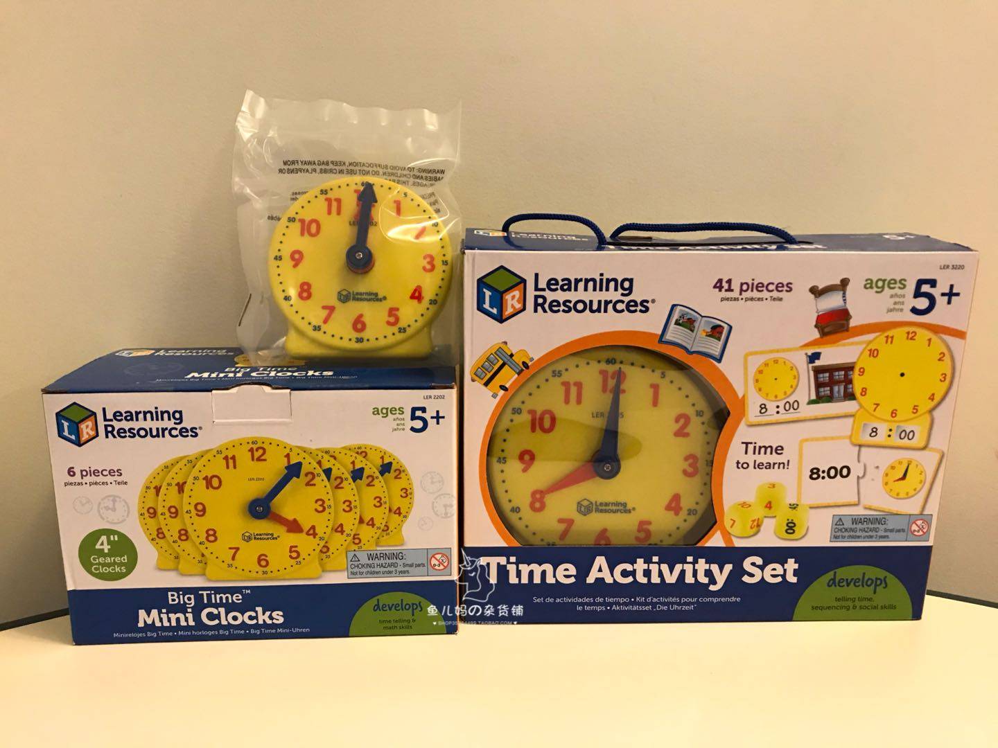 Spot Learning Resources simulation clock cognitive set time game learning children's board game