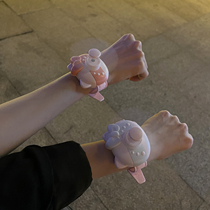 Help grocery shop Summer portable USB charging mini fan fun cartoon kitten watch fan