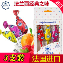 (Temporary) French imports of the fruit cone lollipop 3 pierrot creative children candy