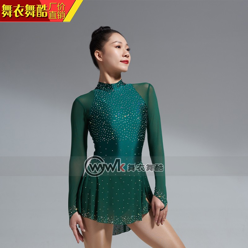 Dance clothes dance cool figure skating clothes jazz clothes rhythmic gymnastics clothes female art test children's skills test competition training
