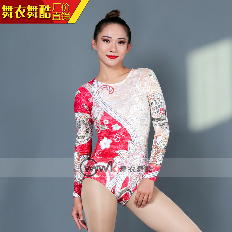 Dance clothes dance cool competitive aerobics gym clothes gym clothes competition performance custom training cheerleading female verification test practice