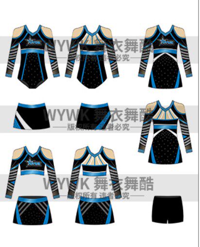 Dance clothes dance cool cheerleading uniforms cheerleading uniforms professional campus games female performances children's competition training performances