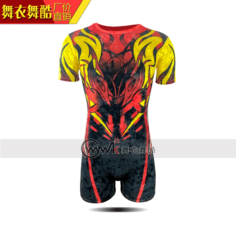 Dance clothes dance cool competitive gymnastics clothing aerobics clothing mass art competition performance male and female skills art test customization