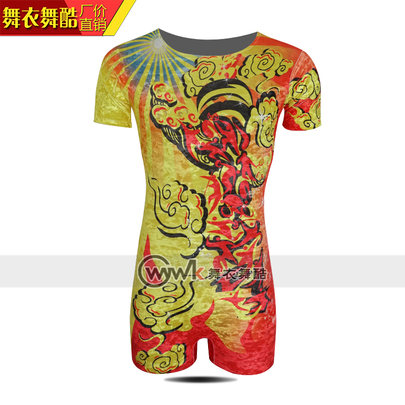 Dance clothes dance cool competitive gymnastics suit aerobics suit skills competition children's training art test male professional performance customization