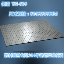 Pool aisle forced spray special 304 stainless steel ultra-thin top spray shower 800X800 stainless steel shower