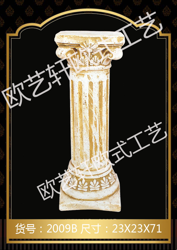 New weddings road leading European-style retro to old Roman column flower pots Villa Outdoor Patio Flower Pots Base Flower Racks