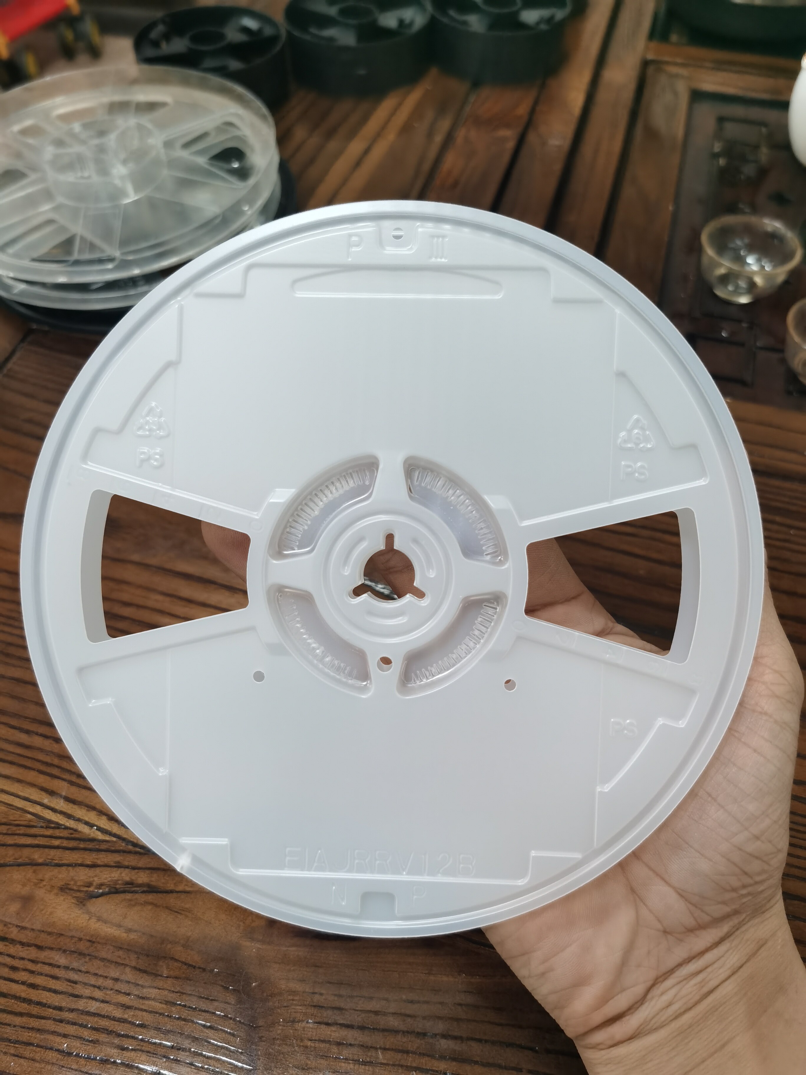 New suction tray disc load with roll disc 7 inch 8MM diameter small disc floppy disc white handling-Taobao