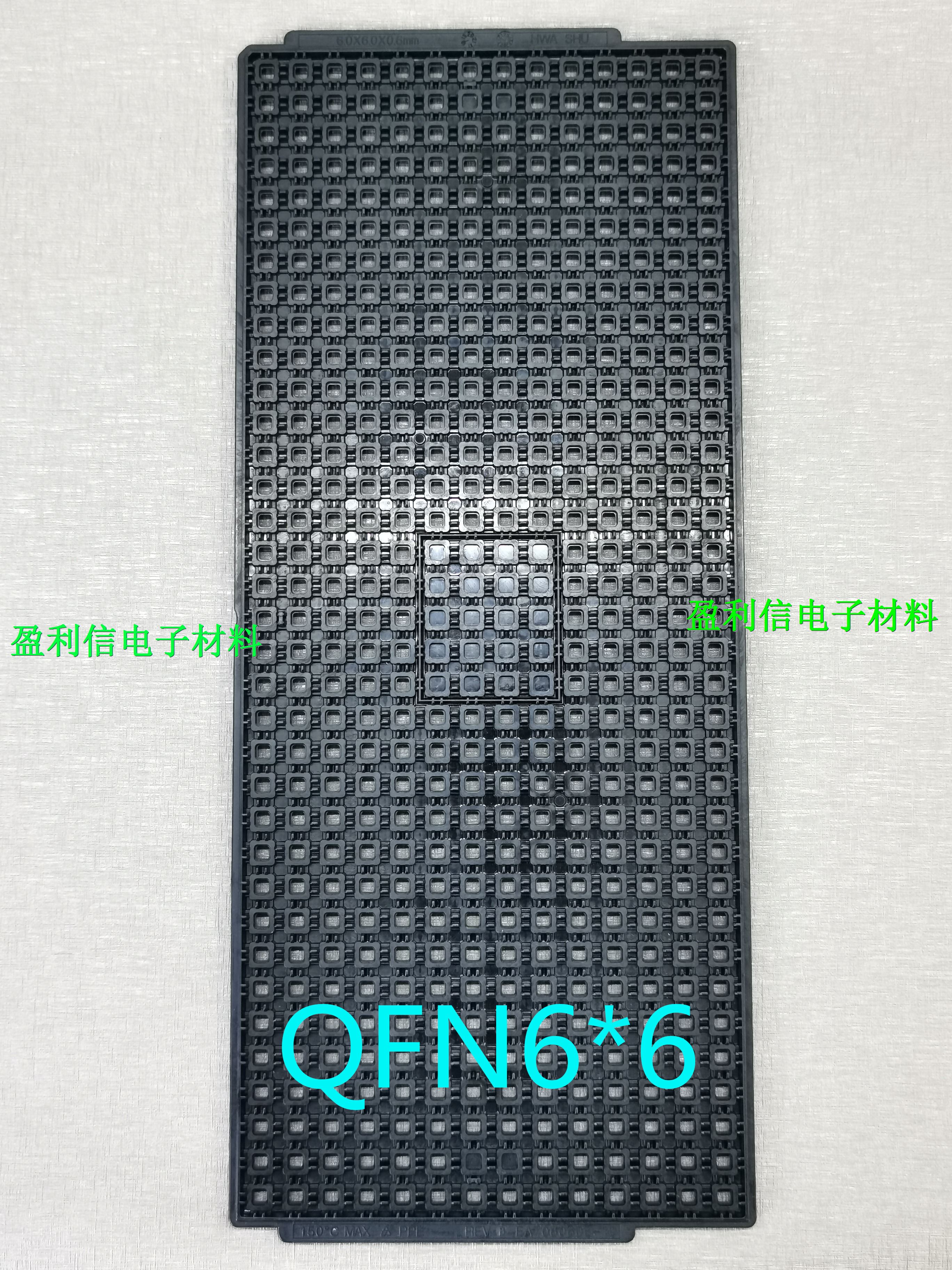 IC chip memory electronic components tray tray tray QFN64 QFN6*6 490 grid