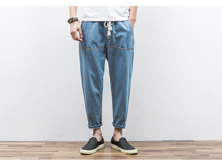 Jeans pour jeunesse Sarouel en coton pour été - Ref 1461636 Image 36
