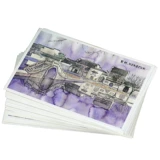 Китайская открытка, свежая акварель, карточки, ручная роспись