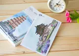 Китайская открытка, оригинальный сувенир для путешествий, китайский стиль, ручная роспись