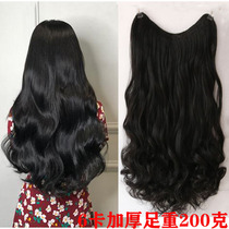 Mate six card one slice of long curly haired half wig hair can pull direct film large wave thickening and extended version