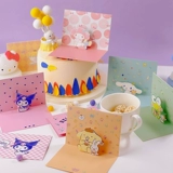 Sanrio, Hello Kitty, трехмерная детская открытка, карточки, в 3d формате