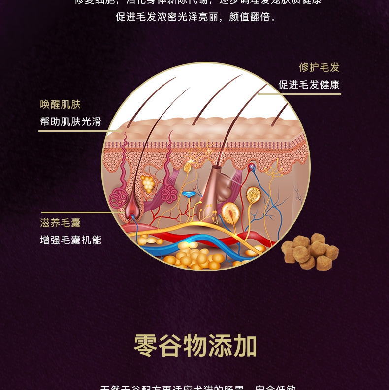 Cà phê Yi De Magic Thung lũng tự nhiên Miễn phí Gà khô hữu cơ Hương vị Tổng quát Thức ăn cho mèo Không đen Cằm Không mềm và Phổ biến - Cat Staples hạt cuncun cho mèo