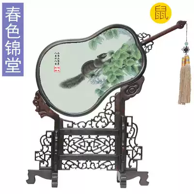 Auspicious boy baby birth gift custom 12 zodiac fetal hair embroidery infant souvenir Spring Jintang 2020