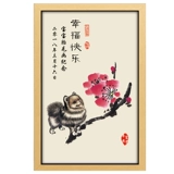 吉祥童子 Детская шерстяная картина, сувенир, подарок на день рождения, делается под заказ, 2018