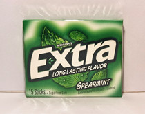 Spot * US imported EXTRA Yida sugar-free chewing gum-Spearmint Spearmint flavor 15 tablets