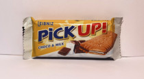 Spot * German Leibniz PiCK UP Baishun chocolate and milk sandwich biscuits 28g