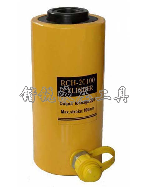 đầu bơm thủy lực RCH-20100 jack thủy lực rỗng xi lanh điện 20 tấn công cụ nâng 100mm tời thủy lực 10 tấn